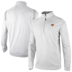 New York Knicks Oakland Downs Omni-Wick Quarter-Zip Top White - Columbia