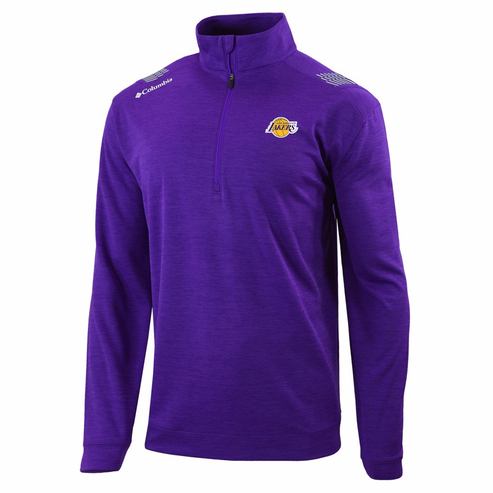 Los Angeles Lakers Oakland Downs Omni-Wick Quarter-Zip Top Purple - Columbia outlet