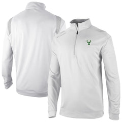 Milwaukee Bucks Oakland Downs Omni-Wick Quarter-Zip Top White - Columbia