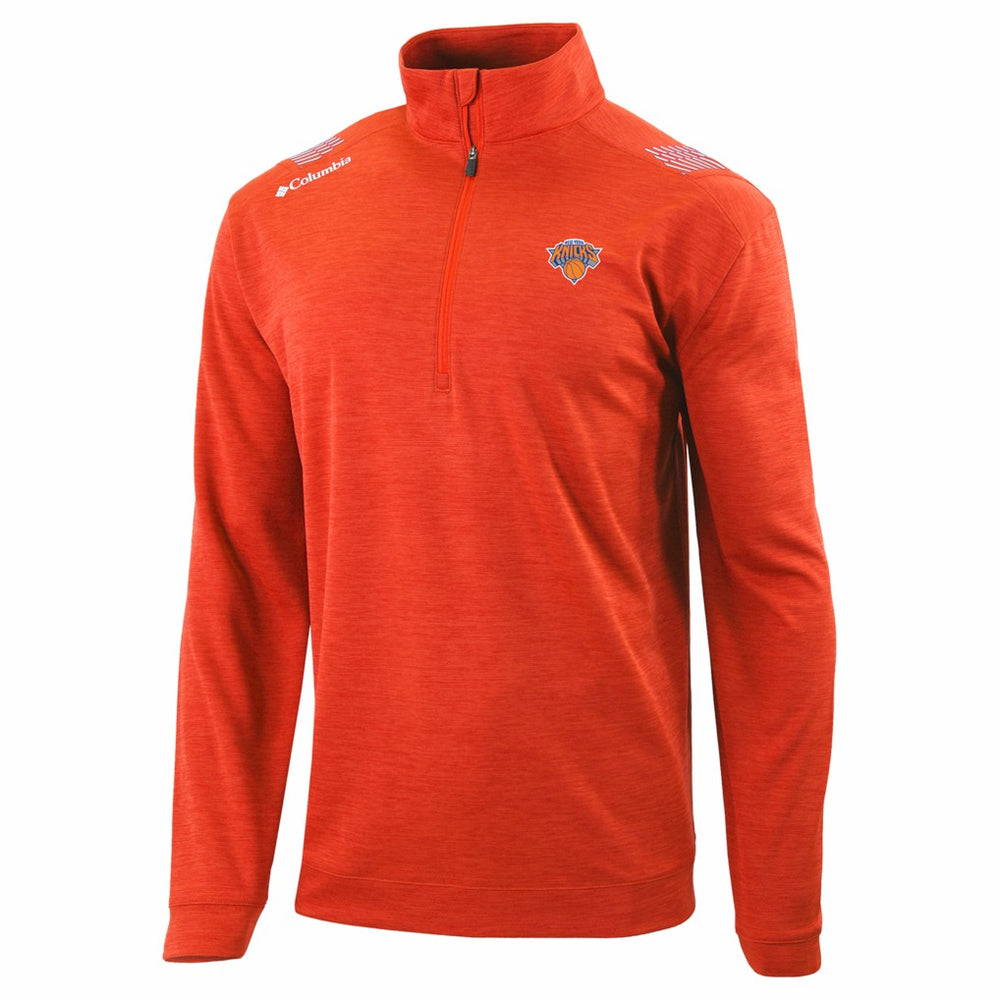 New York Knicks Oakland Downs Omni-Wick Quarter-Zip Top Orange - Columbia