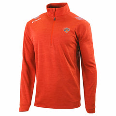 New York Knicks Oakland Downs Omni-Wick Quarter-Zip Top Orange - Columbia