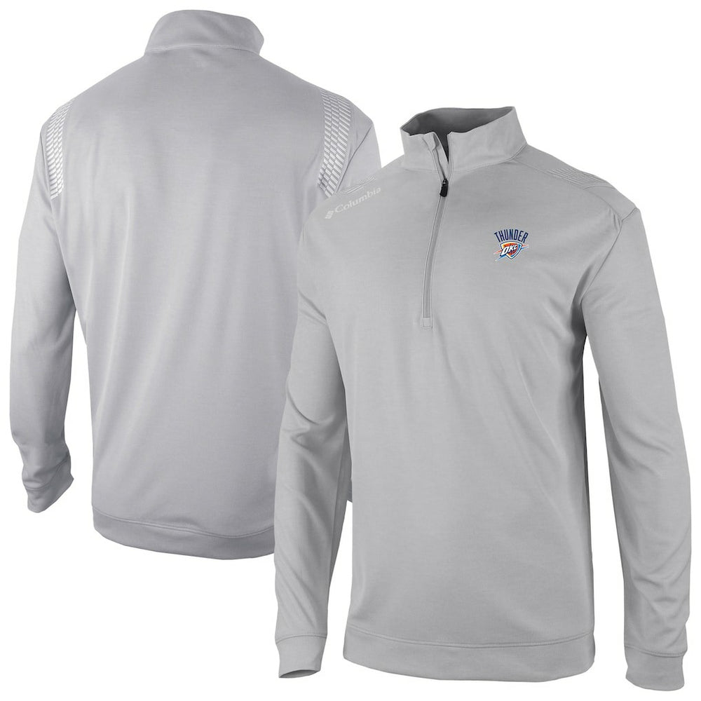 Oklahoma City Thunder Oakland Downs Omni-Wick Quarter-Zip Top Gray - Columbia outlet