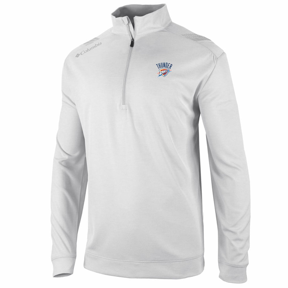 Oklahoma City Thunder Oakland Downs Omni-Wick Quarter-Zip Top White - Columbia