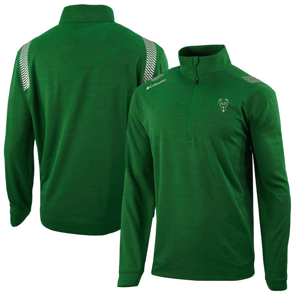 Milwaukee Bucks Oakland Downs Omni-Wick Quarter-Zip Top Green - Columbia