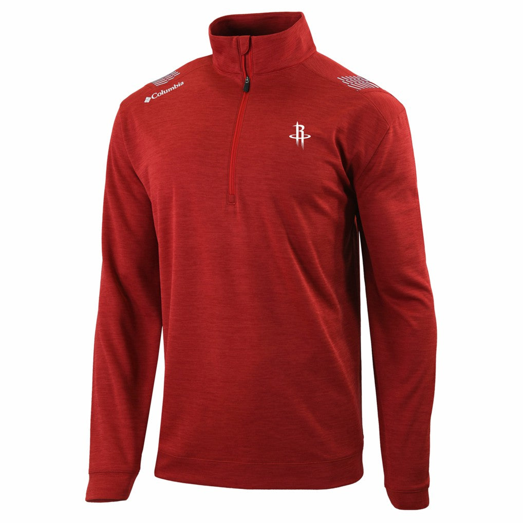 Houston Rockets Oakland Downs Omni-Wick Quarter-Zip Top Red - Columbia