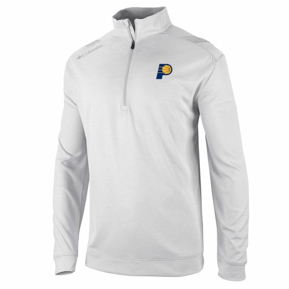 Indiana Pacers Oakland Downs Omni-Wick Quarter-Zip Top White - Columbia