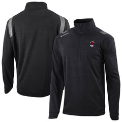 Miami Heat Oakland Downs Omni-Wick Quarter-Zip Top Black - Columbia