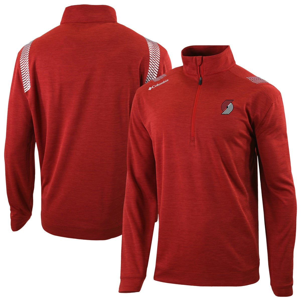 Portland Trail Blazers Oakland Downs Omni-Wick Quarter-Zip Top Red - Columbia