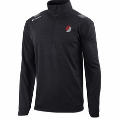 Portland Trail Blazers Oakland Downs Omni-Wick Quarter-Zip Top Black - Columbia