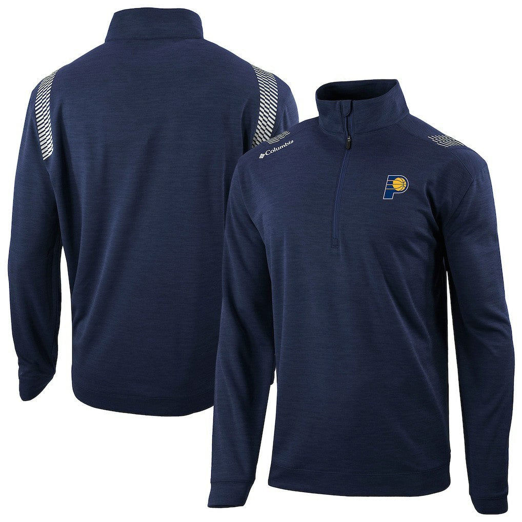 Indiana Pacers Oakland Downs Omni-Wick Quarter-Zip Top Navy - Columbia