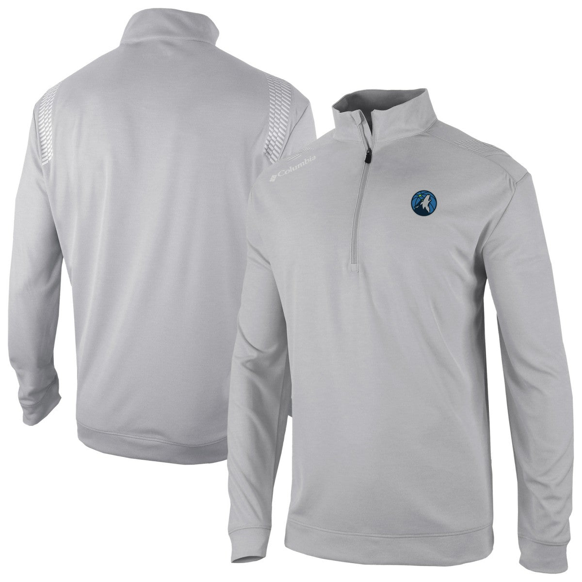 Minnesota Timberwolves Oakland Downs Omni-Wick Quarter-Zip Top Gray - Columbia