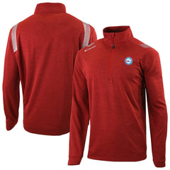 Philadelphia 76ers Oakland Downs Omni-Wick Quarter-Zip Top Red - Columbia
