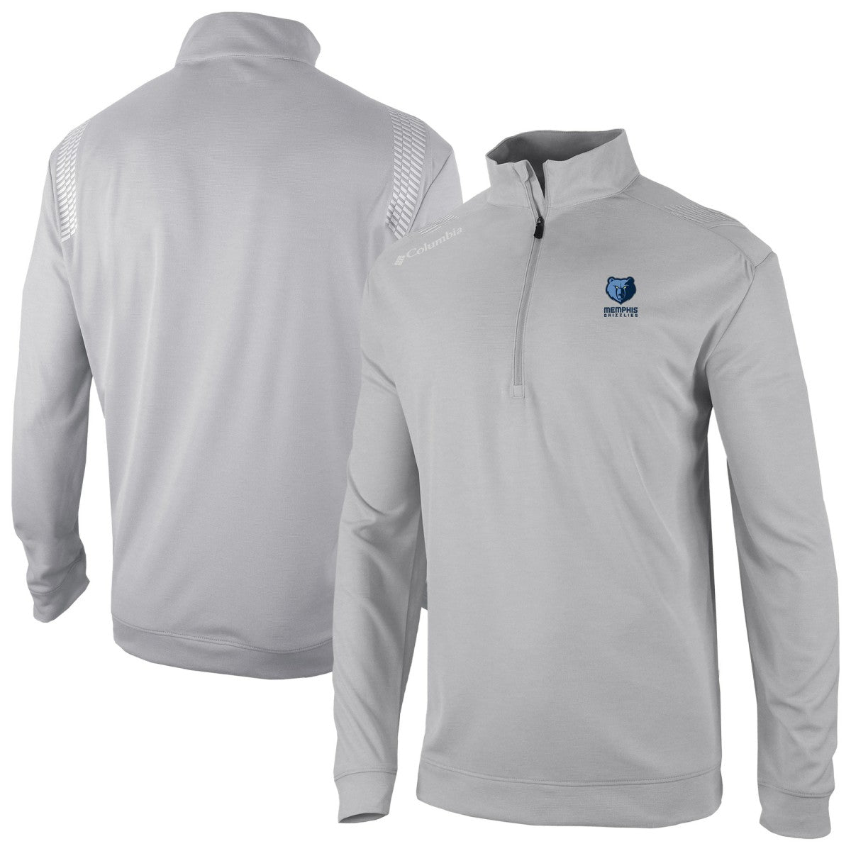 Memphis Grizzlies Oakland Downs Omni-Wick Quarter-Zip Top Gray - Columbia