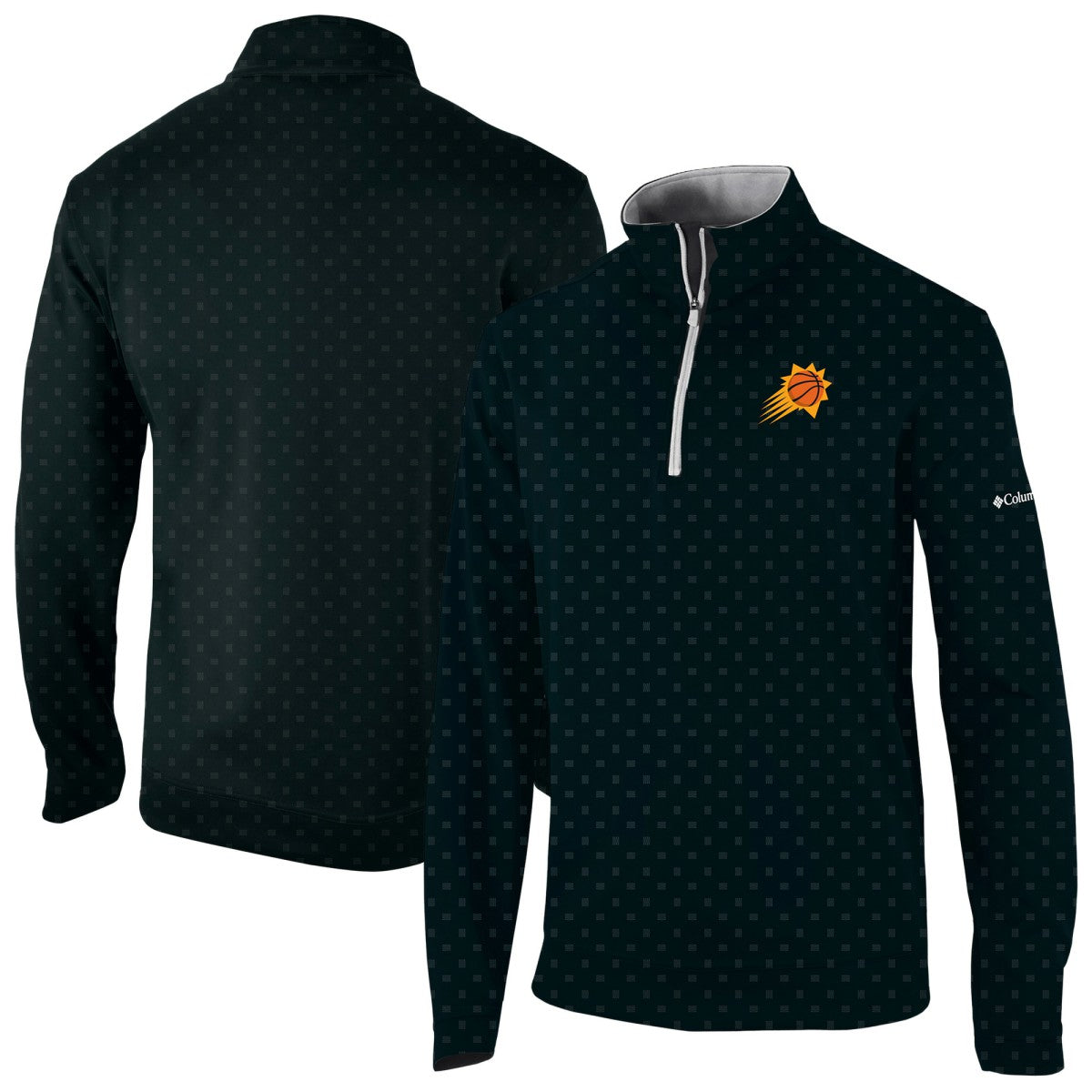 Phoenix Suns Wickham Hills Omni-Wick Quarter-Zip Jacket Black - Columbia