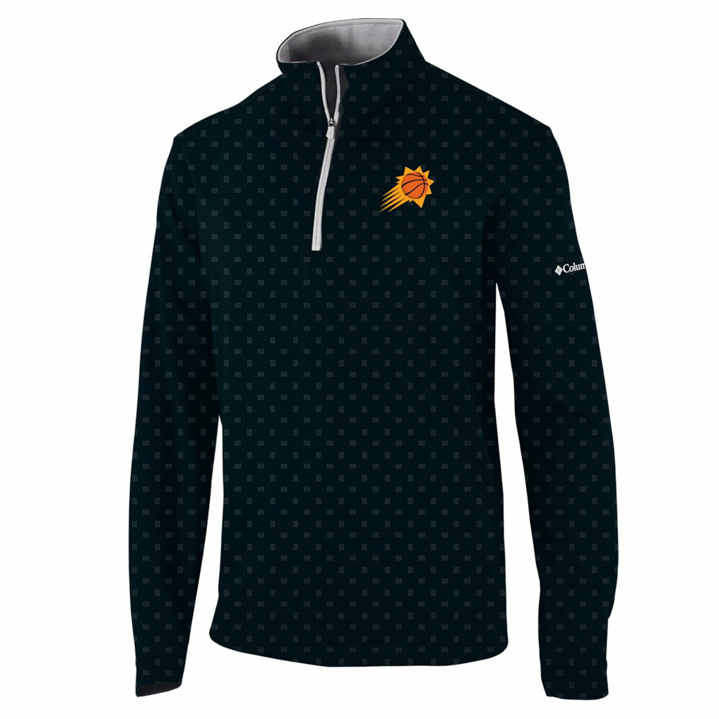 Phoenix Suns Wickham Hills Omni-Wick Quarter-Zip Jacket Black - Columbia