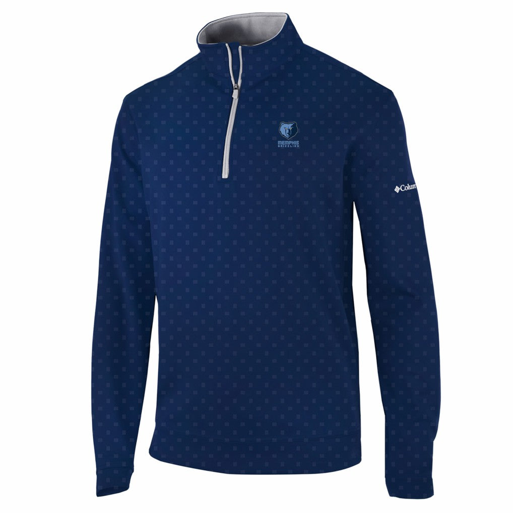 Memphis Grizzlies Wickham Hills Omni-Wick Quarter-Zip Jacket Navy - Columbia