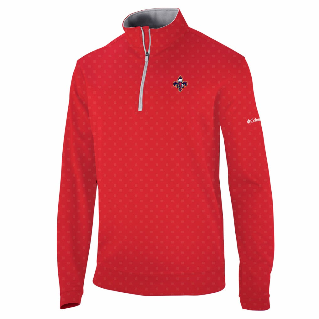 New Orleans Pelicans Wickham Hills Omni-Wick Quarter-Zip Jacket Red - Columbia