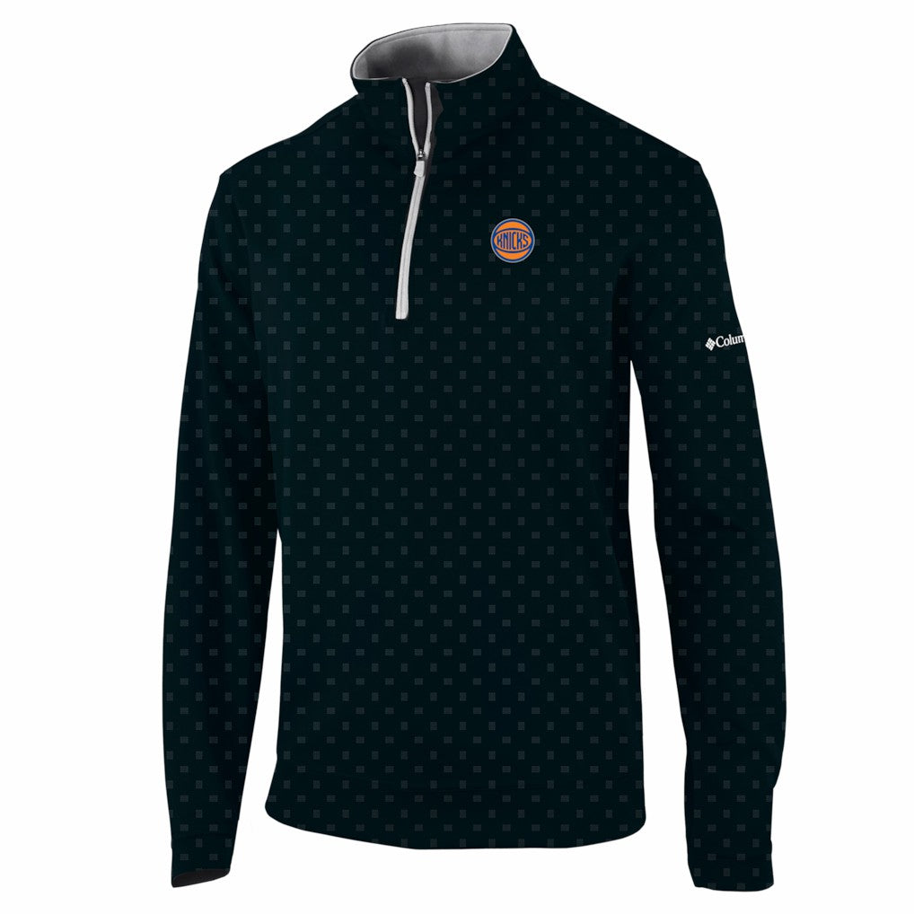 New York Knicks Wickham Hills Omni-Wick Quarter-Zip Jacket Black - Columbia outlet