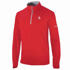 Houston Rockets Wickham Hills Omni-Wick Quarter-Zip Jacket Red - Columbia
