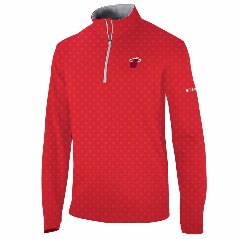 Miami Heat Wickham Hills Omni-Wick Quarter-Zip Jacket Red - Columbia outlet