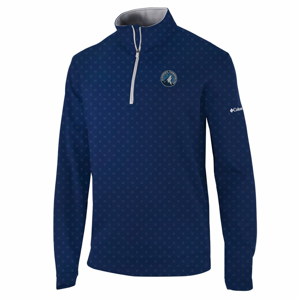 Minnesota Timberwolves Wickham Hills Omni-Wick Quarter-Zip Jacket Navy - Columbia
