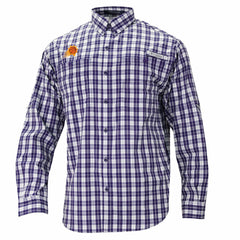 Phoenix Suns Super Tamiami Omni-Shade Long Sleeve Button-Down Shirt Purple - Columbia