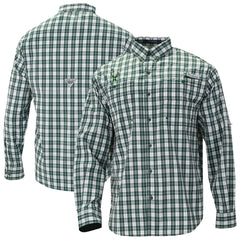 Milwaukee Bucks Super Tamiami Omni-Shade Long Sleeve Button-Down Shirt Green - Columbia