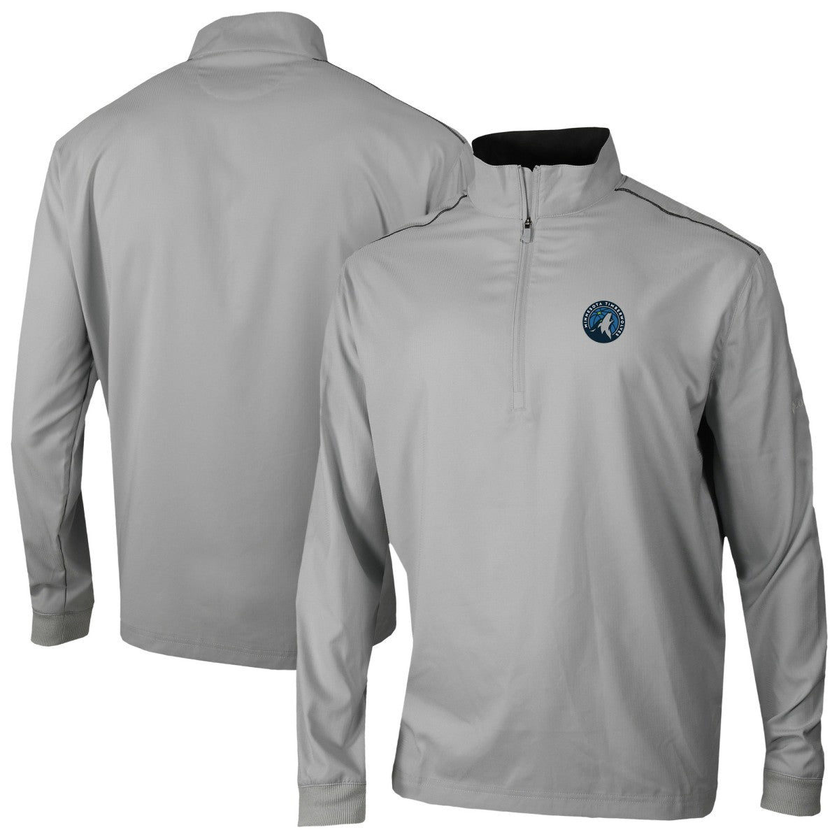 Minnesota Timberwolves Omni-Wick Bogey's Paradise Quarter-Zip Top Gray - Columbia