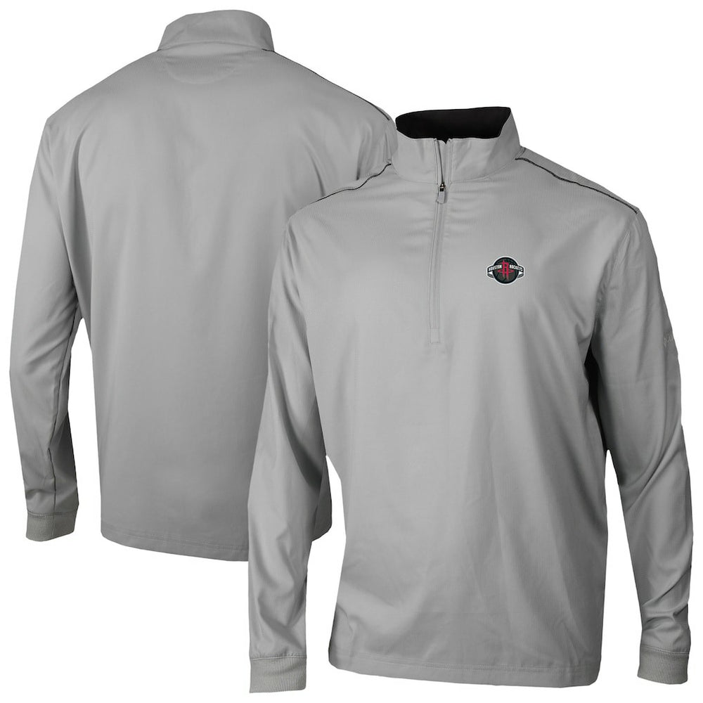 Houston Rockets Omni-Wick Bogey's Paradise Quarter-Zip Top Gray - Columbia