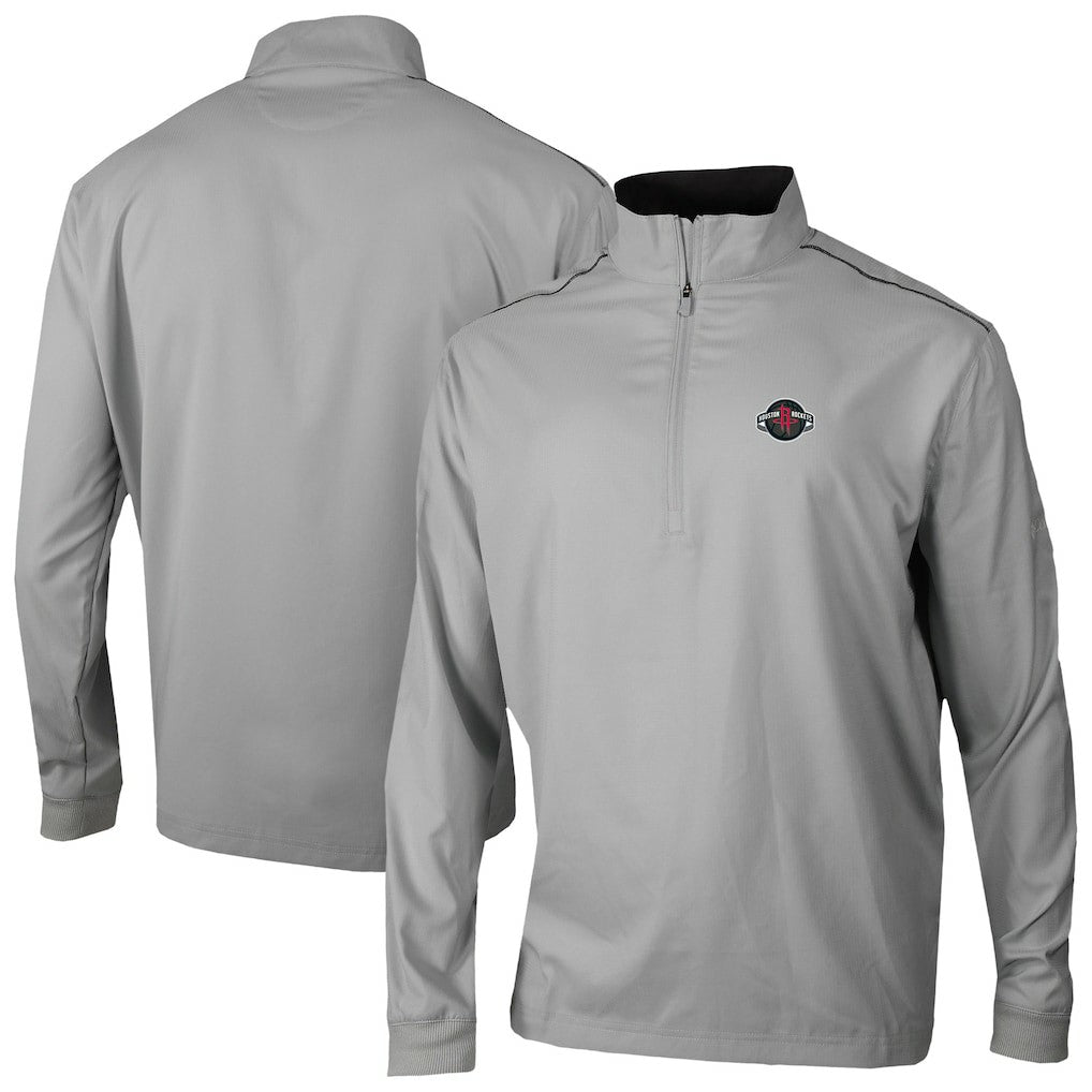 Houston Rockets Omni-Wick Bogey's Paradise Quarter-Zip Top Gray - Columbia