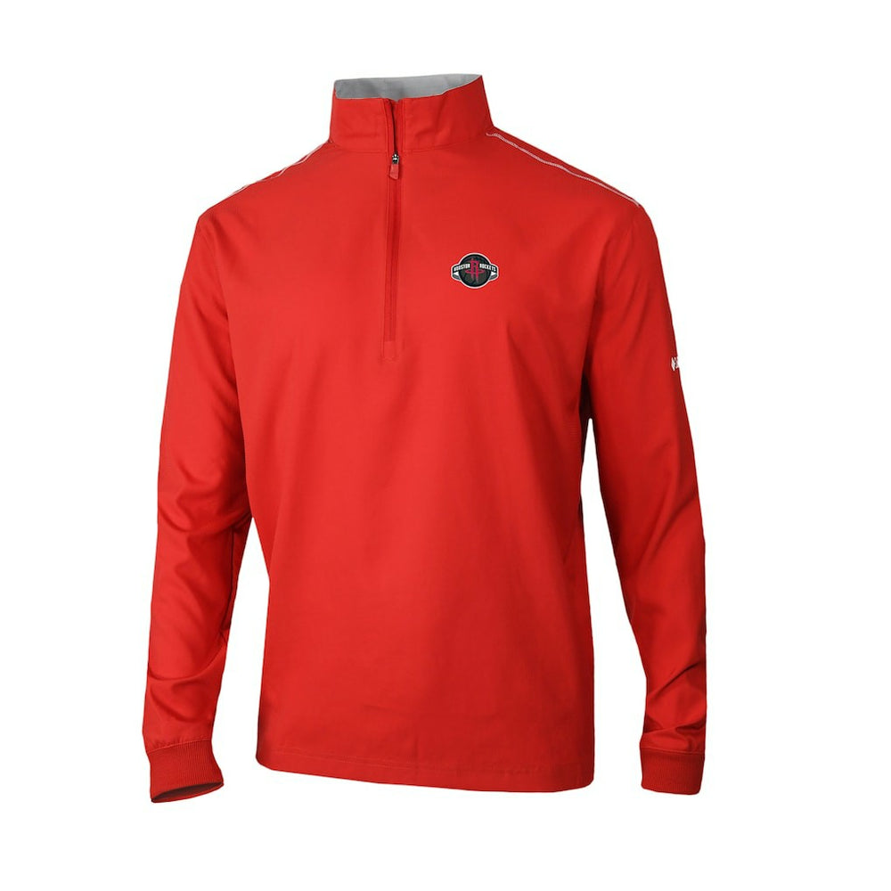 Houston Rockets Omni-Wick Bogey's Paradise Quarter-Zip Top Red - Columbia