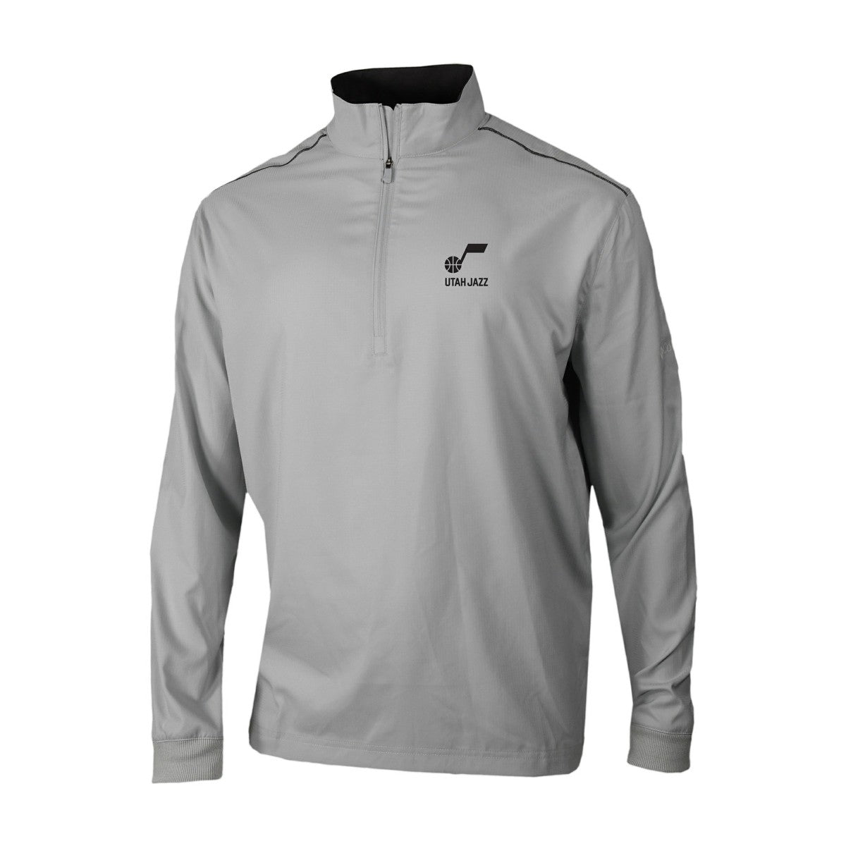 Utah Jazz Omni-Wick Bogey's Paradise Quarter-Zip Top Gray - Columbia
