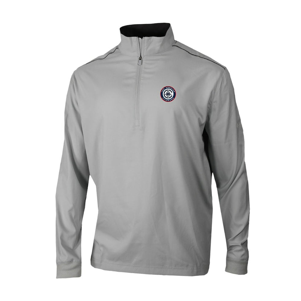 LA Clippers Omni-Wick Bogey's Paradise Quarter-Zip Top Gray - Columbia