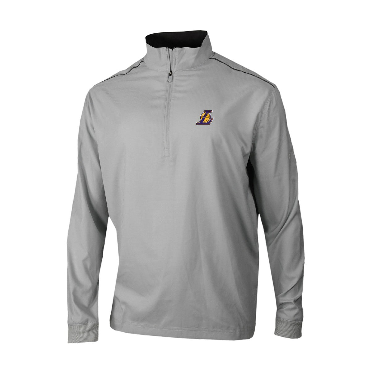 Los Angeles Lakers Omni-Wick Bogey's Paradise Quarter-Zip Top Gray - Columbia