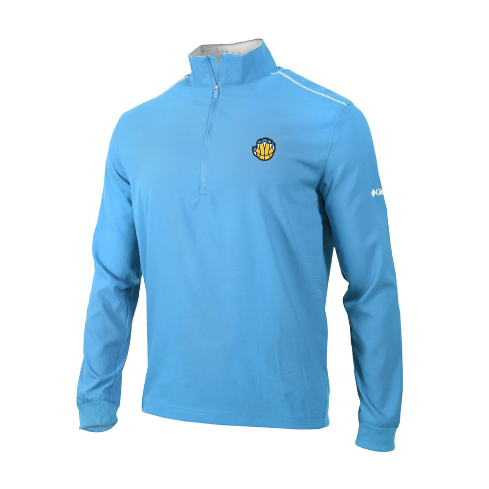 Memphis Grizzlies Omni-Wick Bogey's Paradise Quarter-Zip Top Light Blue - Columbia
