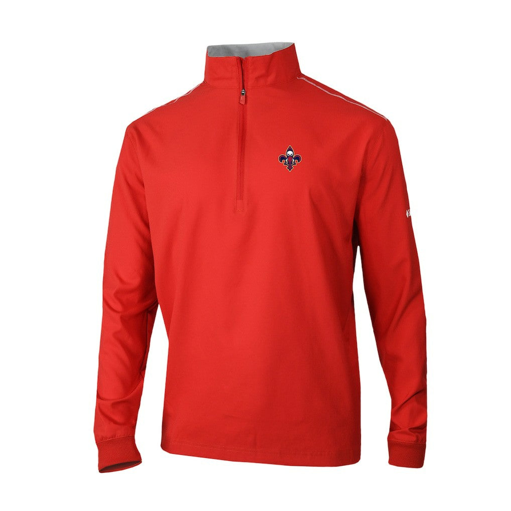 New Orleans Pelicans Omni-Wick Bogey's Paradise Quarter-Zip Top Red - Columbia