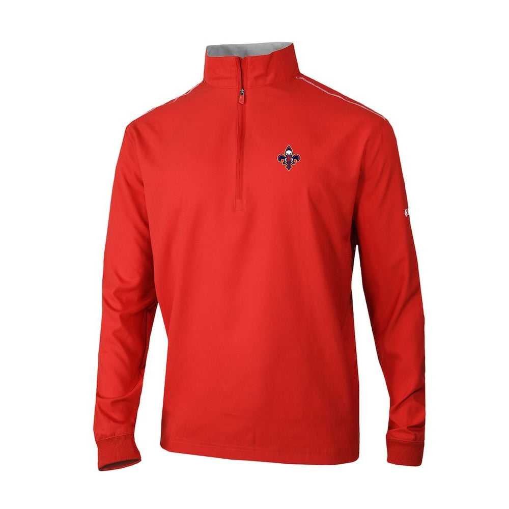 New Orleans Pelicans Omni-Wick Bogey's Paradise Quarter-Zip Top Red - Columbia