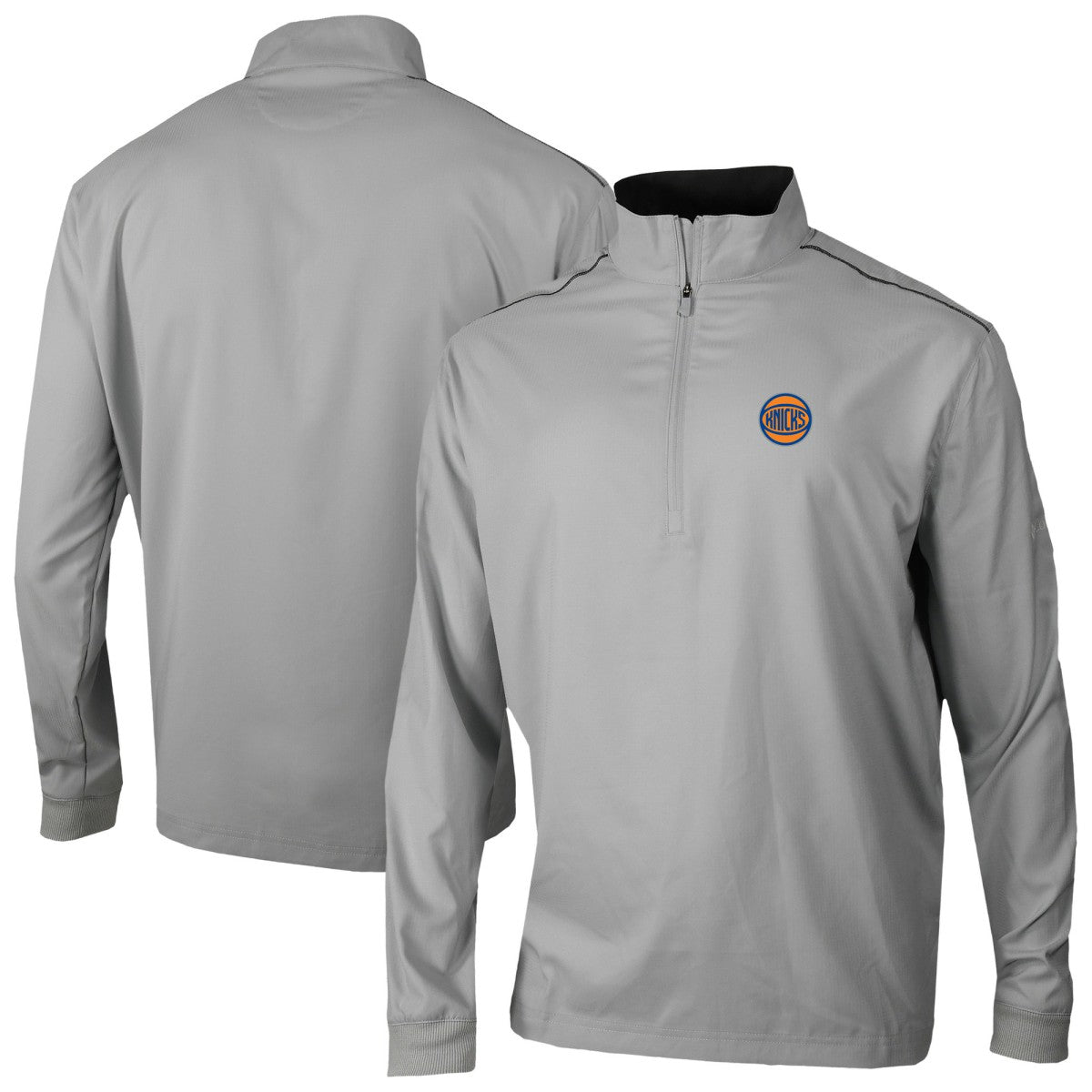 New York Knicks Omni-Wick Bogey's Paradise Quarter-Zip Top Gray - Columbia