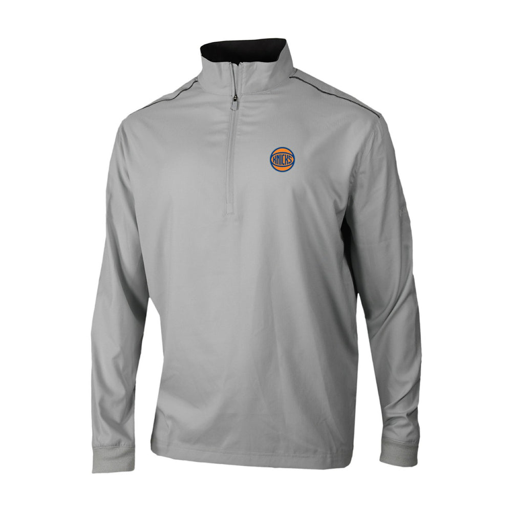 New York Knicks Omni-Wick Bogey's Paradise Quarter-Zip Top Gray - Columbia
