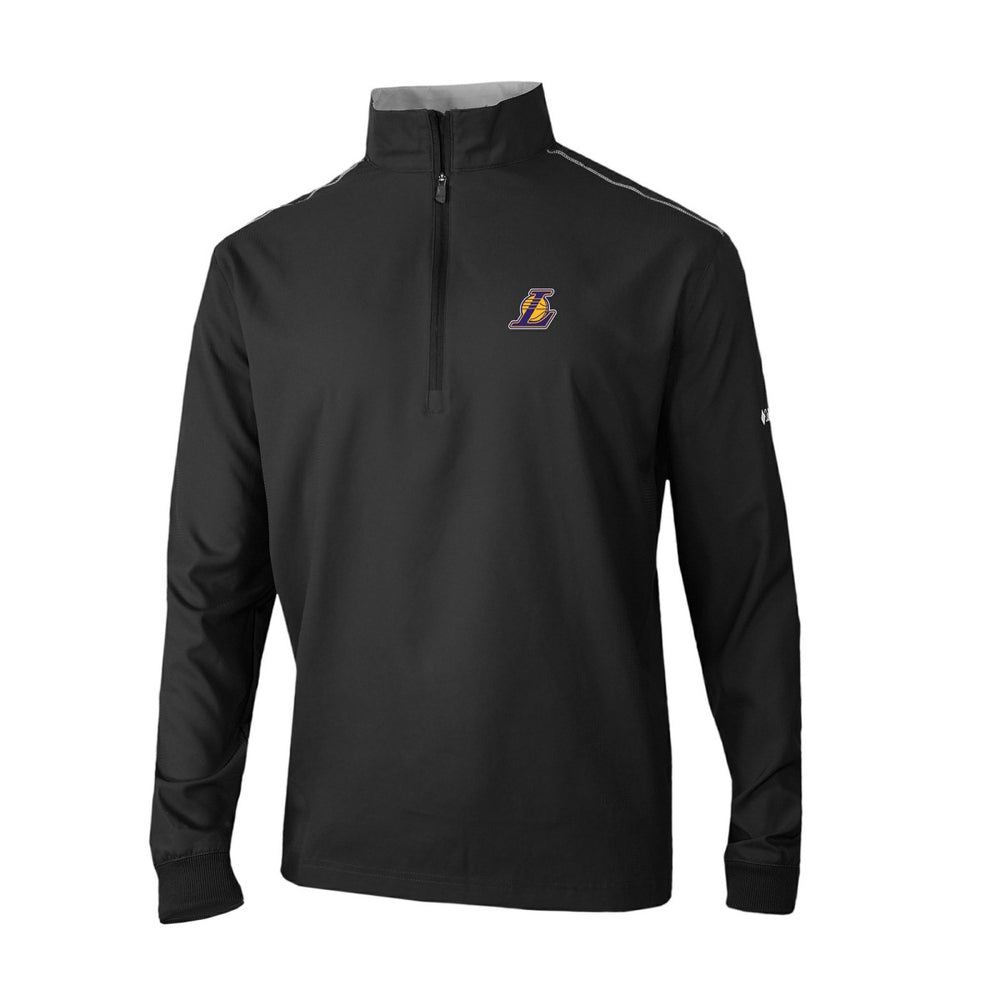 Los Angeles Lakers Omni-Wick Bogey's Paradise Quarter-Zip Top Black - Columbia