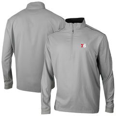 Philadelphia 76ers Omni-Wick Bogey's Paradise Quarter-Zip Top Gray - Columbia