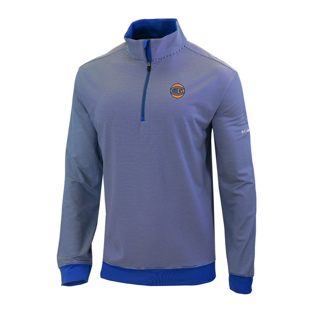 New York Knicks Omni-Wick Even Lie Quarter-Zip Top Blue - Columbia