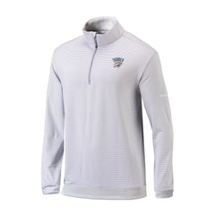 Oklahoma City Thunder Omni-Wick Even Lie Quarter-Zip Top Gray/White - Columbia outlet
