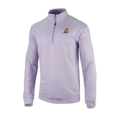 Los Angeles Lakers Omni-Wick Even Lie Quarter-Zip Top Purple - Columbia