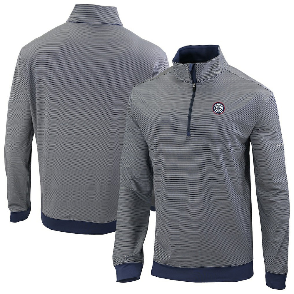 LA Clippers Omni-Wick Even Lie Quarter-Zip Top Navy - Columbia