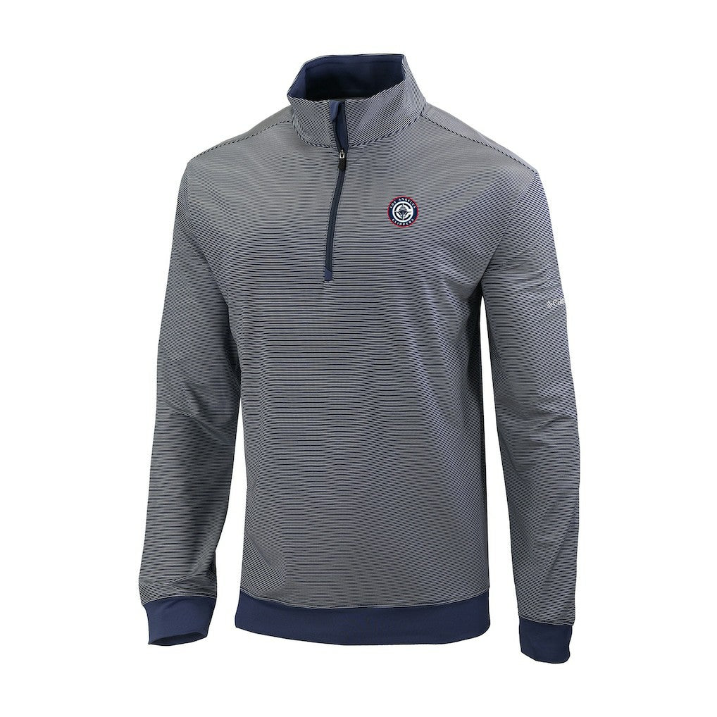 LA Clippers Omni-Wick Even Lie Quarter-Zip Top Navy - Columbia