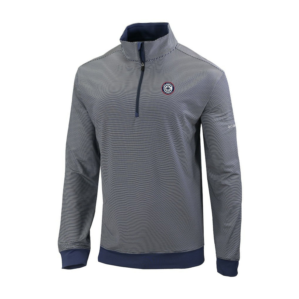 LA Clippers Omni-Wick Even Lie Quarter-Zip Top Navy - Columbia