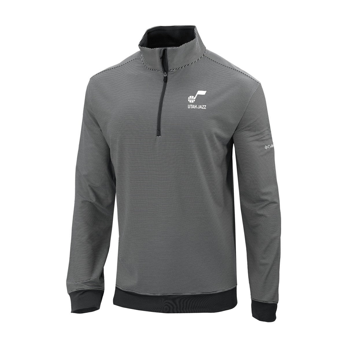 Utah Jazz Omni-Wick Even Lie Quarter-Zip Top Black - Columbia