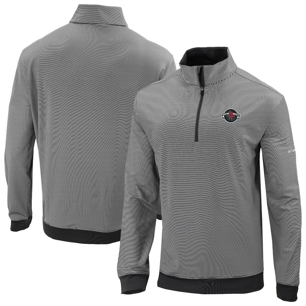 Houston Rockets Omni-Wick Even Lie Quarter-Zip Top Black - Columbia