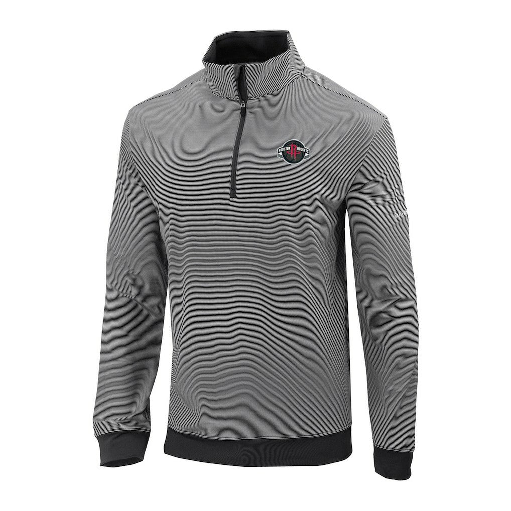 Houston Rockets Omni-Wick Even Lie Quarter-Zip Top Black - Columbia